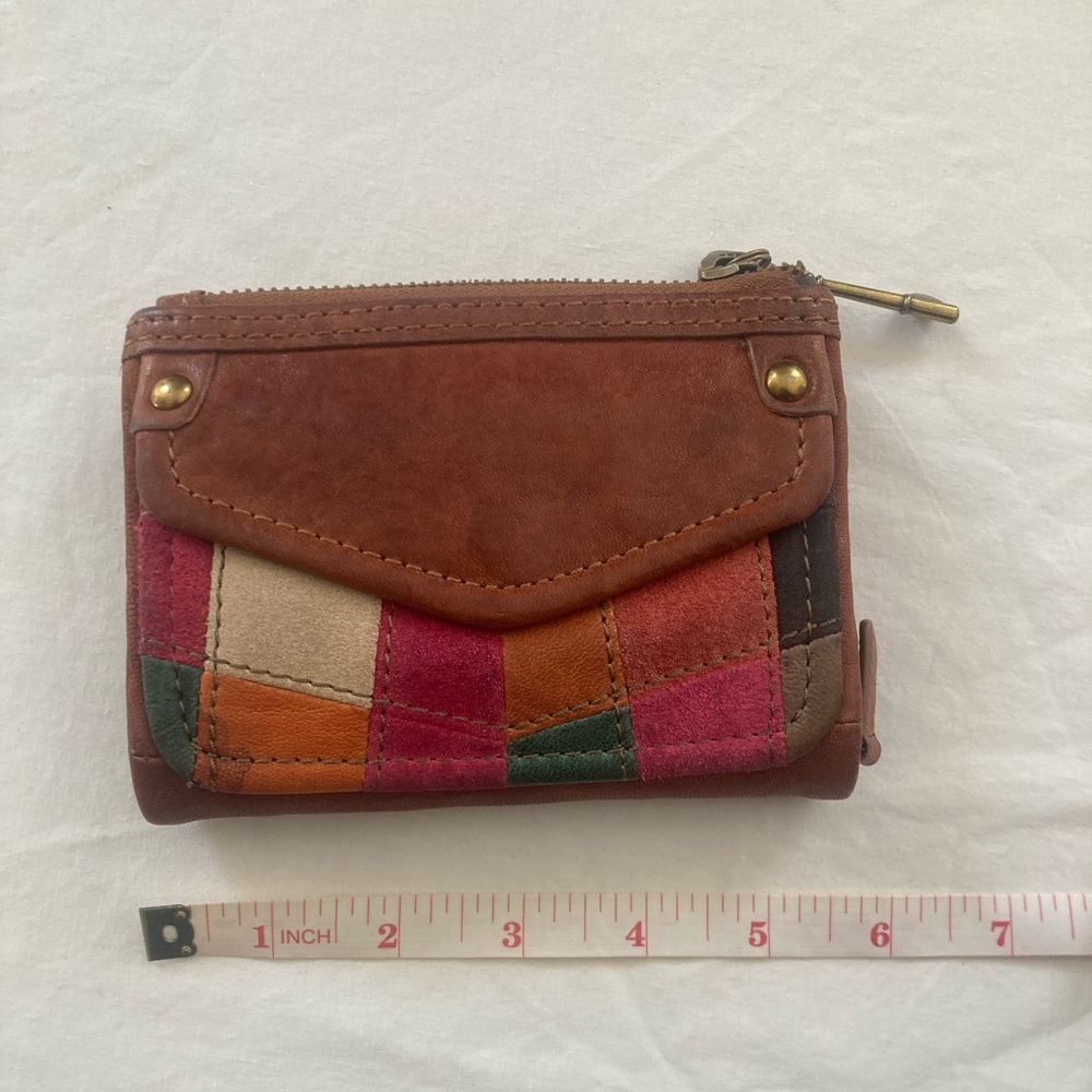 Fossil Multicolor Patchwork Leather Wallet - image 3